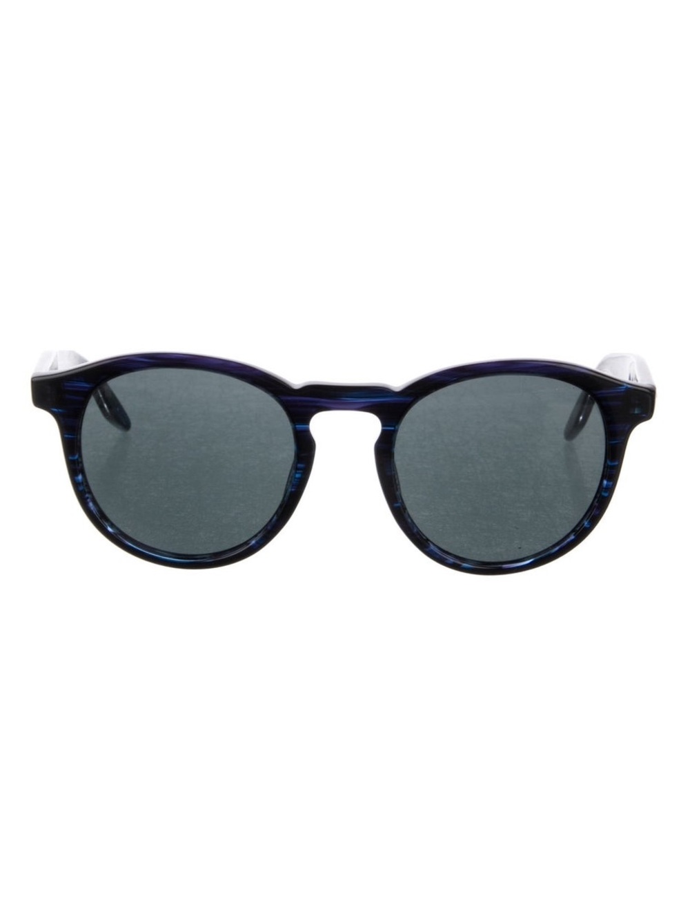 Barton Perreira Goodman Acetate Sunglasses 50M Blue Round Sunglasses